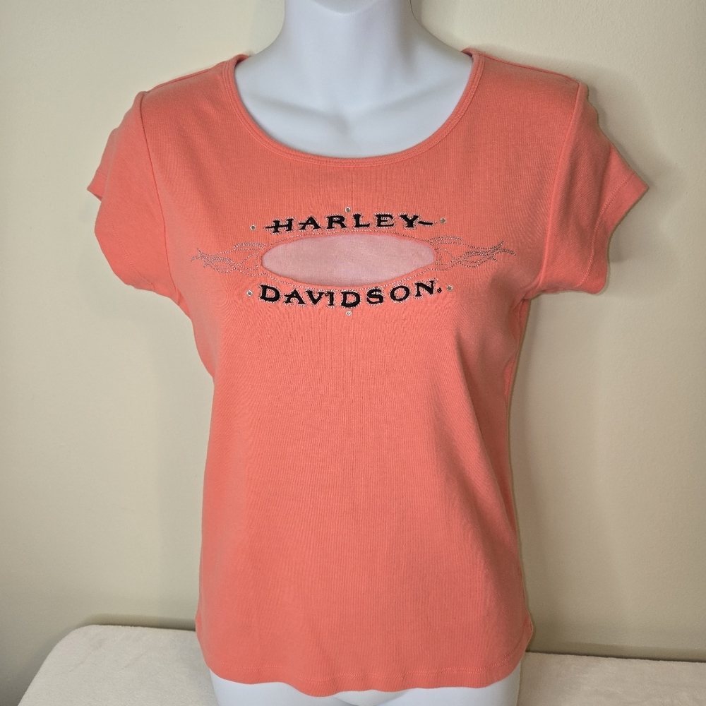 Harley-Davidson Women's Coral Top